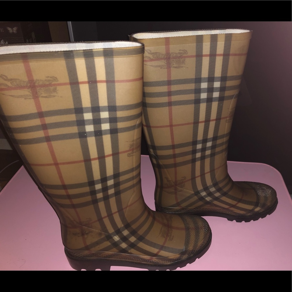 100% Authentic Burberry Rain Boots
